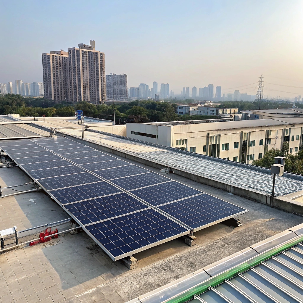 Rooftop solar installation
